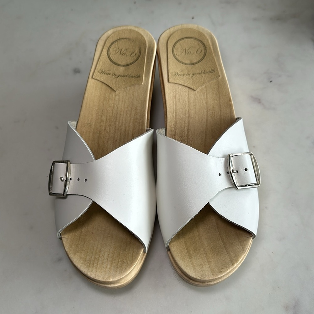 No.6 Abuela Clog | White  - 40